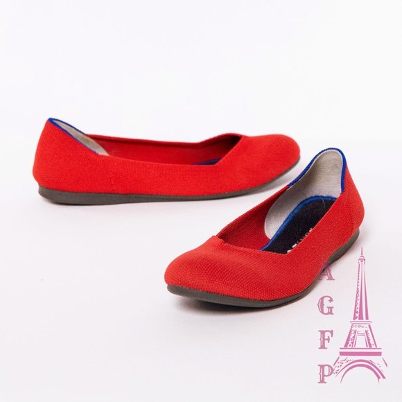 Rothy’s Red Round toes ballet flats - Picture 4 of 16